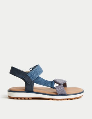 

M&S Collection Sandalias trekker infantiles con velcro (4 pequeño-12 pequeño) - Navy Mix, Navy Mix