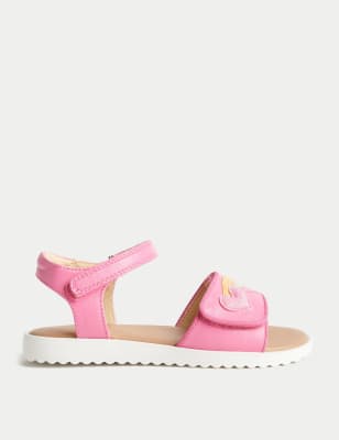 

M&S Collection Sandalen für Kinder mit Klettverschluss und Regenbogen (20,5-35) - Pink, Pink