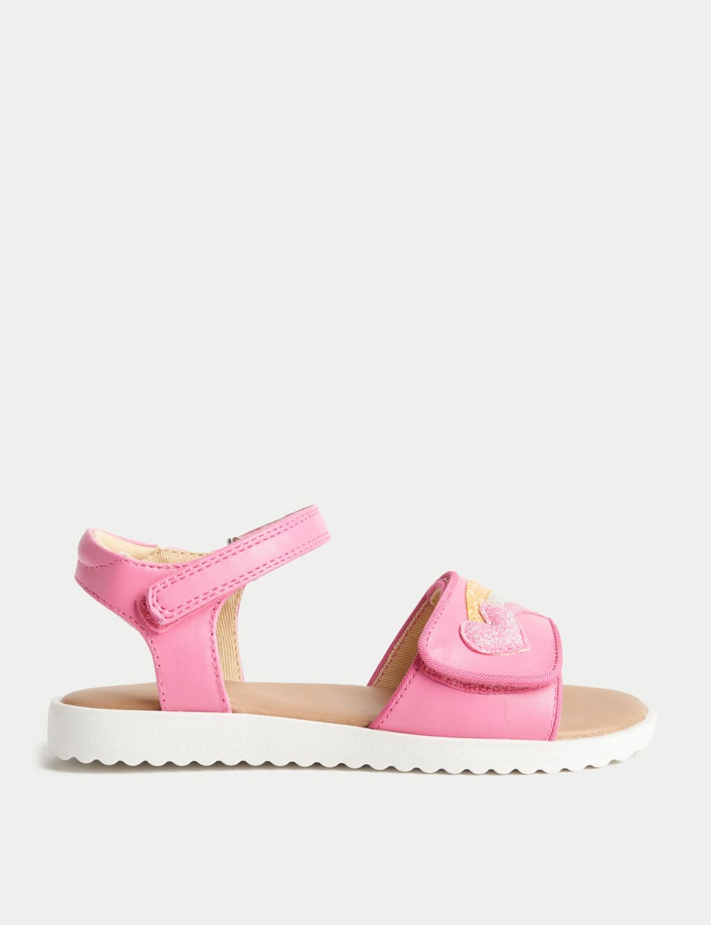 Kids' Rainbow Riptape Sandals (4 Small - 2 Large) image 1