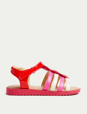 

Girls M&S Collection Kids' Heart Fisherman Sandals (4 Small - 13 Small) - Pink, Pink