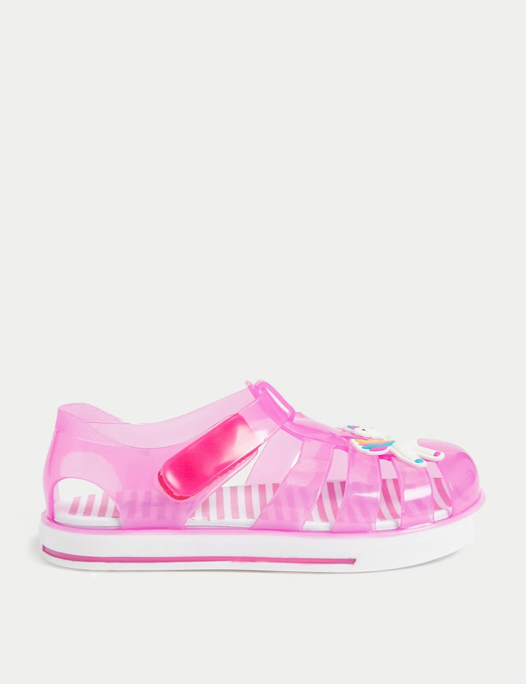 Kids' Unicorn Riptape Jelly Sandals (4 Small - 13 Small) image 1