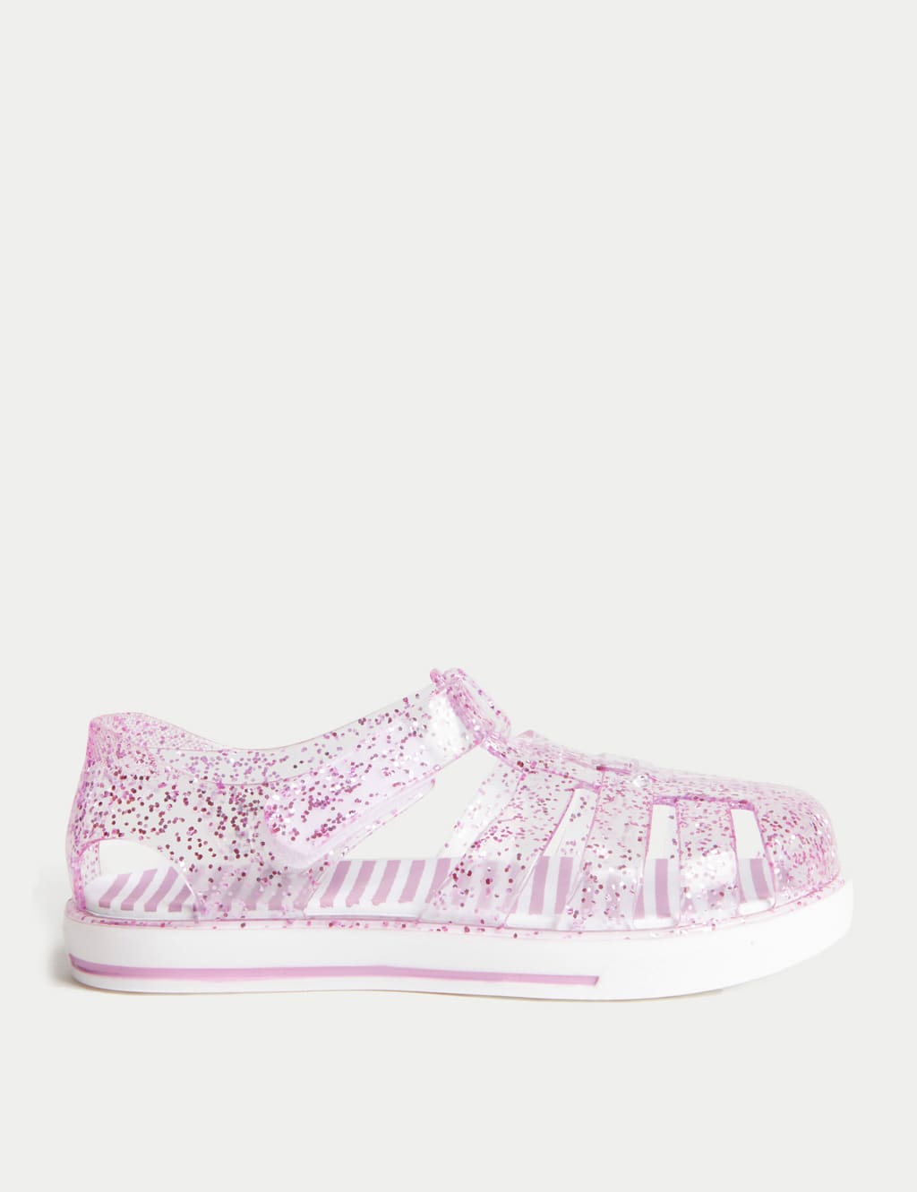Kids' Glitter Jelly Sandals (4 Small - 13 Small) image 1