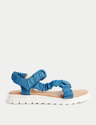 

M&S Collection Trekking-Sandalen mit Rüschen für Kinder (31,5-39,5) - Denim, Denim