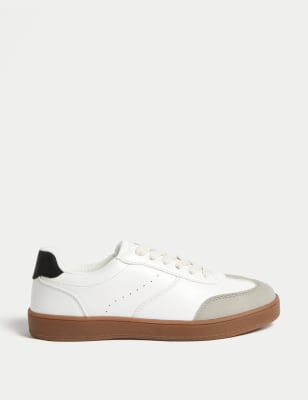 

M&S Collection Kinderturnschuhe zum Schnüren (33,5-40,5) - White, White