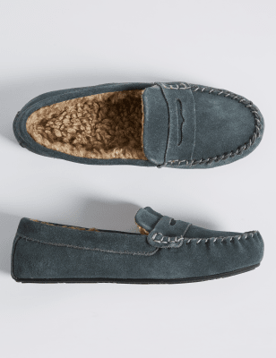 Boys best sale moccasin slippers