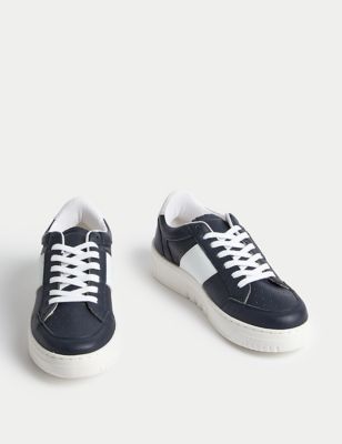 Kids' Leather Trainers (3 Large - 6 Large)