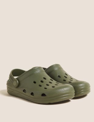 

Boys M&S Collection Kids' Borg Lined Clogs (13 Small - 7 Large) - Green, Green