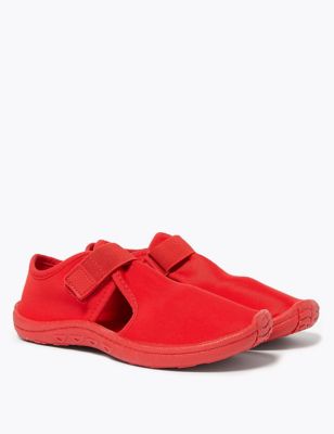Chaussures aquatiques pour enfants à bande auto-agrippante (du 32 au 40,5) - Red