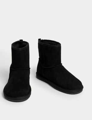 Kids' Suede Slipper Boots (4 Small - 7 Large)