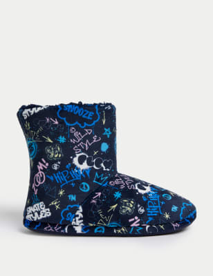 M&s slipper hot sale boots