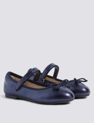 Kids&rsquo; Metallic Ballet Shoes (5 Small - 12 Small)