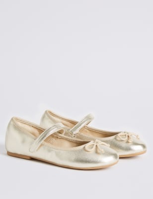 childrens gold ballet shoes