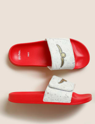 

M&S Collection Kinderschlappen mit Klettverschluss und Harry Potter™-Motiv (32-39,5) - Red Mix, Red Mix