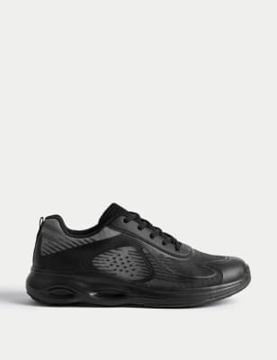 

Boys M&S Collection Kids' Freshfeet™ Sport Trainers (13 Small - 7 Large) - Black, Black
