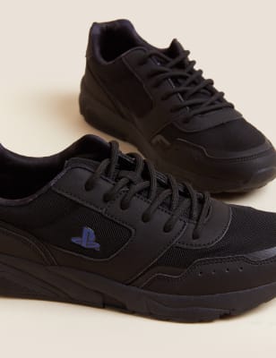 

Boys M&S Collection Kids' Freshfeet™ PlayStation™ Trainers (13 Small - 7 Large) - Black, Black