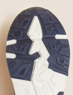 

M&S Collection Zapatillas deportivas infantiles a la moda Freshfeet™ (13 pequeño-7 grande) - Navy, Navy