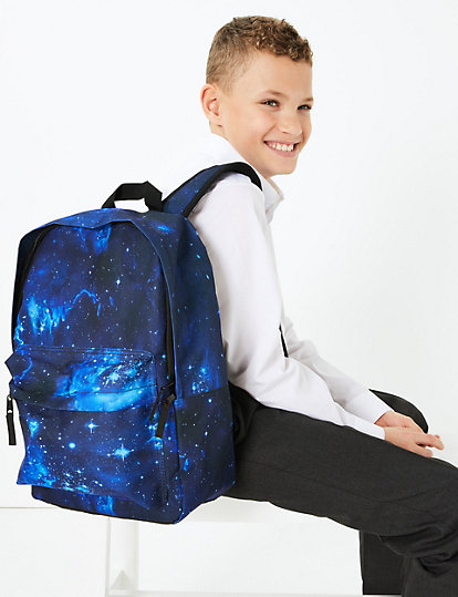 Kids’ Space Design Water Repellent School Backpack