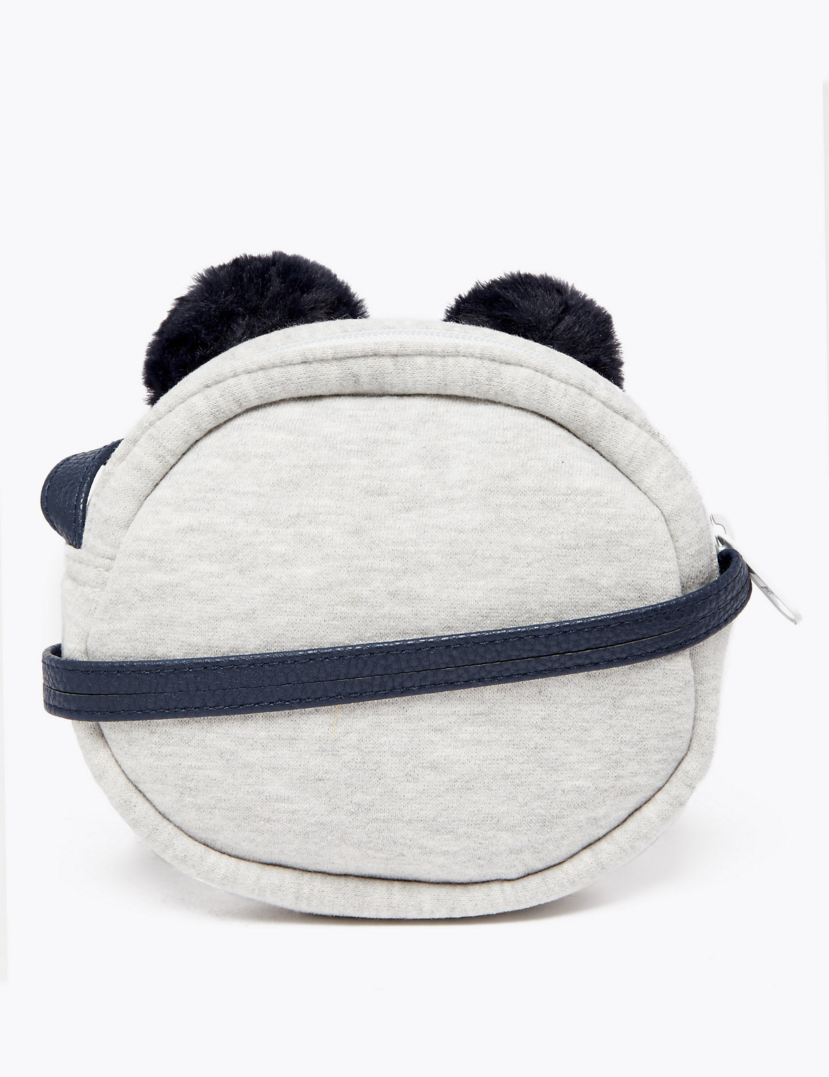 Kids' Pom Pom Panda Print Cross Body Bag