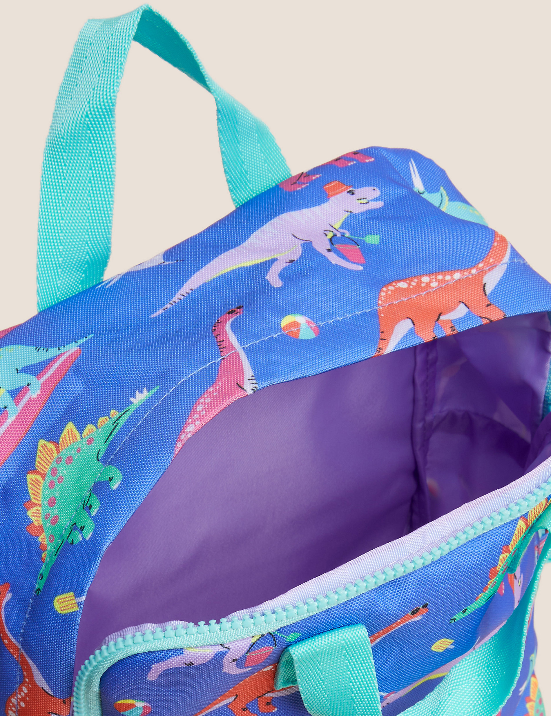 Kids' Water Repellent Dinosaur School Backpack