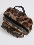 Kids’ Faux Fur Leopard  Mini Backpack