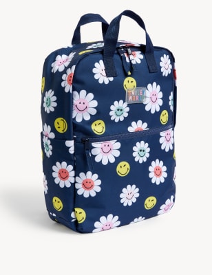 

M&S Collection Mochila escolar infantil repelente al agua de SmileyWorld™ - Indigo, Indigo