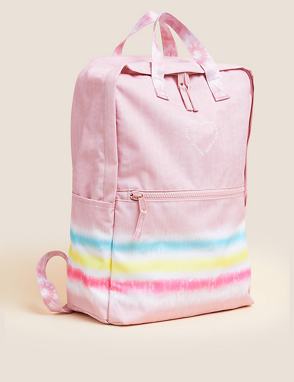 Kids' Water Repellent Tie Dye School Backpack - TW