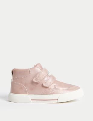 

M&S Collection Zapatillas deportivas altas infantiles Freshfeet™ con velcro (3 pequeño-13 pequeño) - Pink, Pink