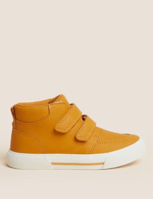 

Boys M&S Collection Kids' Freshfeet™ Riptape High Tops (3 Small - 13 Small) - Mustard, Mustard