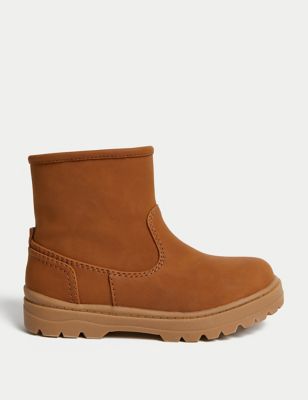 

Unisex,Boys,Girls M&S Collection Kids' Freshfeet™ Chelsea Boots (4 Small - 13 Small) - Tan, Tan