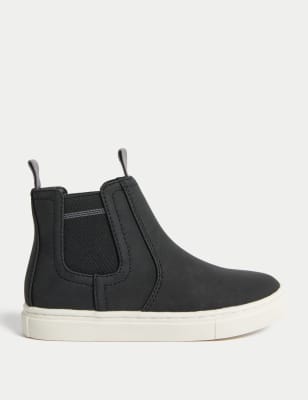 

Boys M&S Collection Kids' Freshfeet™ Chelsea Boots (4 Small - 13 Small) - Black, Black