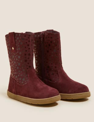 

Walkmates™ Botas infantiles de ante de estrellas (4 pequeño-12½ pequeño) - Berry, Berry