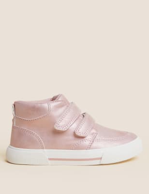 

M&S Collection Hohe Kinderturnschuhe mit Klettverschluss und Freshfeet™ (20,5-32) - Pink, Pink