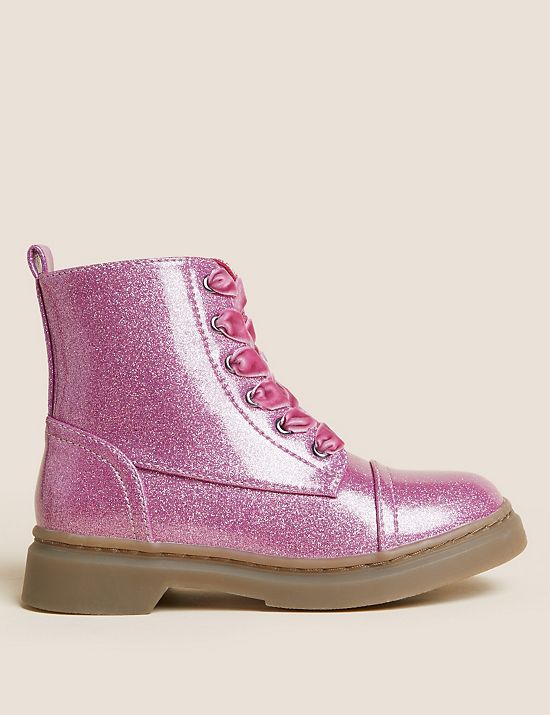 Kids' Freshfeet™ Glitter Ankle Boots (4 Small - 13 Small)