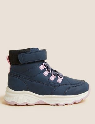 

Girls M&S Collection Kids' Freshfeet™ Hiker Boots (4 Small - 13 Small) - Navy Mix, Navy Mix