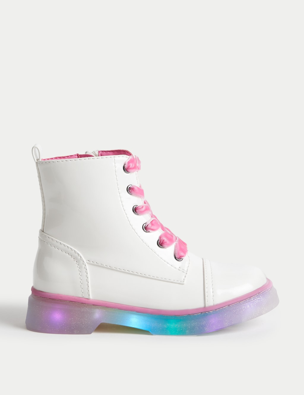 Marks and spencer white boots online