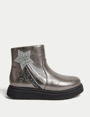 Kids 2025 metallic boots