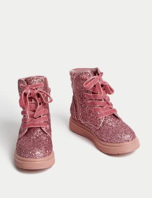 Kids’ Freshfeet™ Glitter Ankle Boots (4 Small - 13 Small)