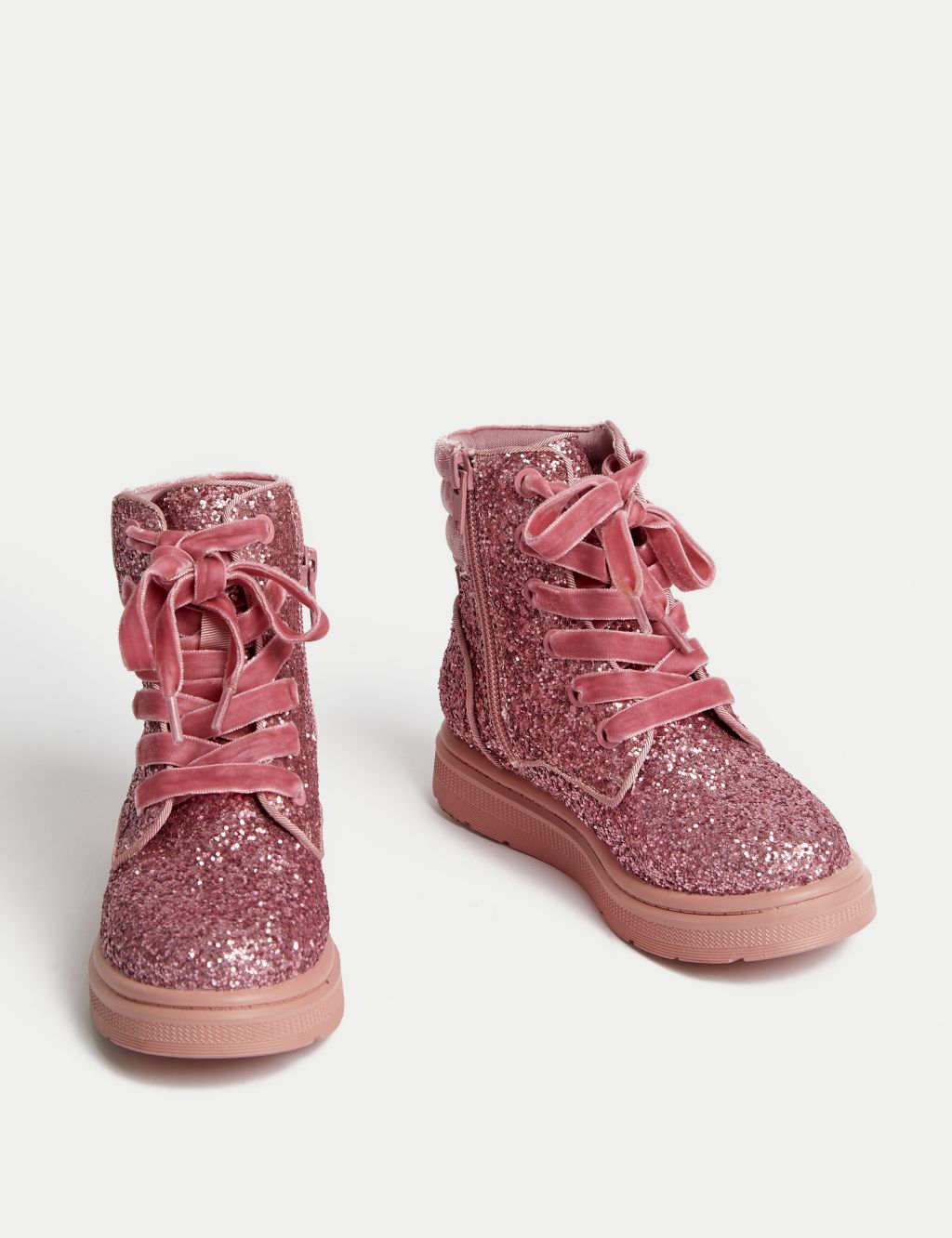 Kids’ Freshfeet™ Glitter Ankle Boots (4 Small - 13 Small) image 2