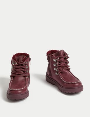 Kids’ Freshfeet™ Lace Ankle Boots (4 Small - 13 Small)