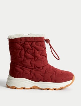 M&s red boots sales