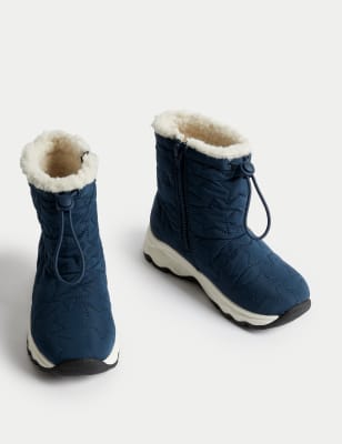 Kids’ Freshfeet™ Quilted Ankle Boots (4 Small - 13 Small)