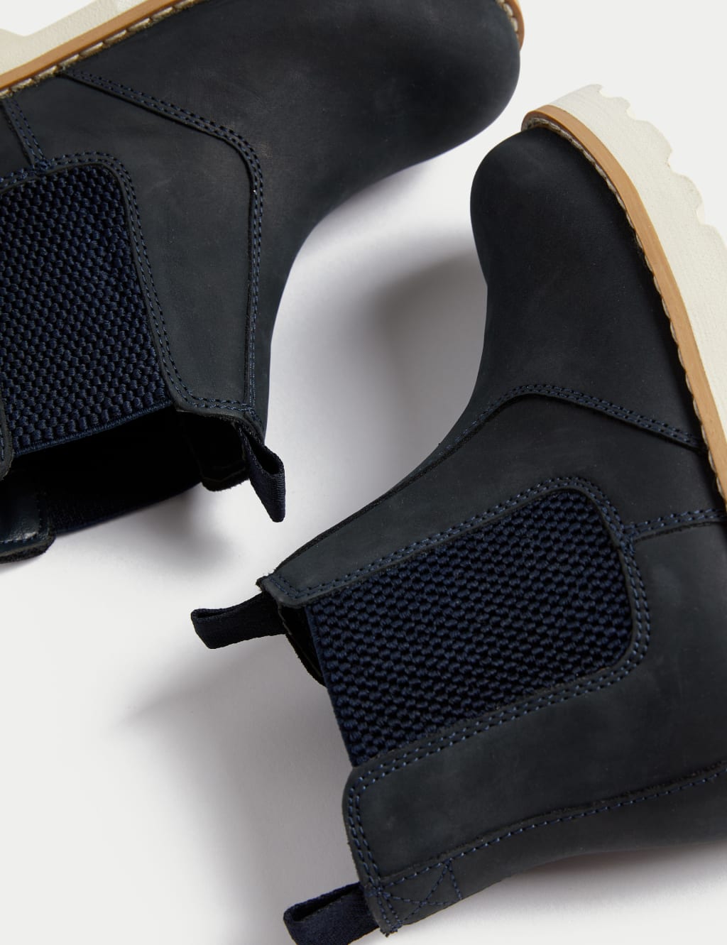 Kids' Leather Freshfeet™ Chelsea Boots (4 Small - 6 Large) image 3