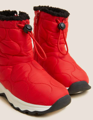 

M&S Collection Botas infantiles de nieve (4 pequeño-13 pequeño) - Red, Red