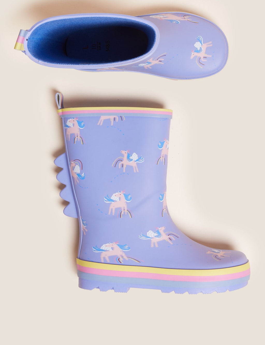 Kids' Unicorn Wellies (3 Small - 13 Small) image 4
