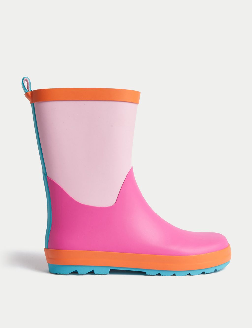 Kids' Colour Block Wellies (4 Small - 6 Large) image 1