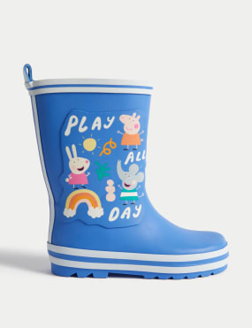 Blue Girls Wellies M S IE
