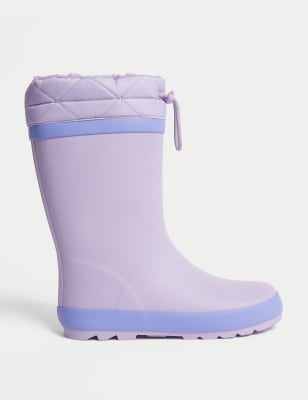 

Unisex,Boys,Girls M&S Collection Kids' Wellies (4 Small - 6 Large) - Lilac, Lilac