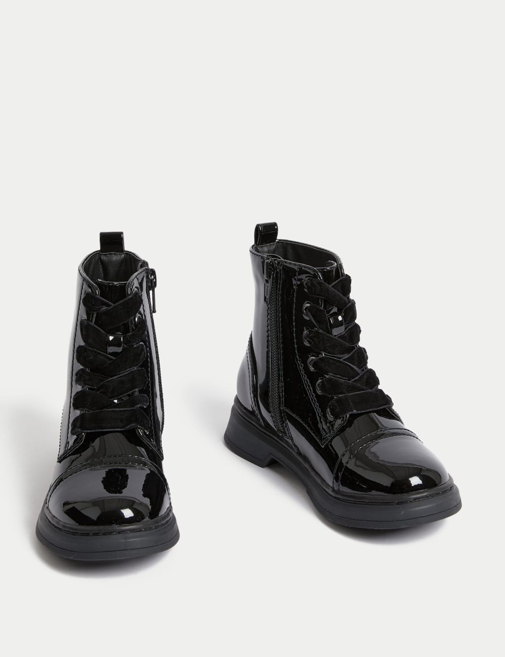 Kids' Patent Freshfeet™ Ankle Boots (4 Small - 13 Small) image 2