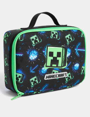 

Boys M&S Collection Kids' Minecraft™ Lightweight Lunch Box - Black, Black