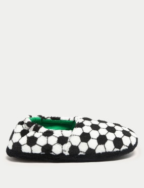 Black Boys Slippers M S IE